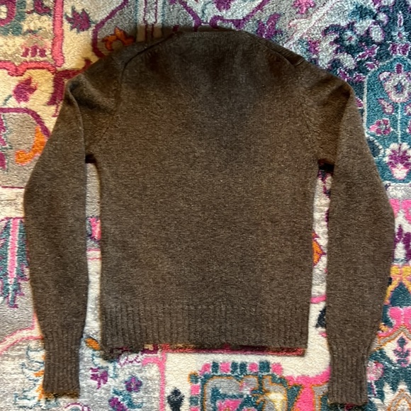 Vintage Susan Bristol Wool Sweater with Embroidered Flowers - Picture 4 of 12